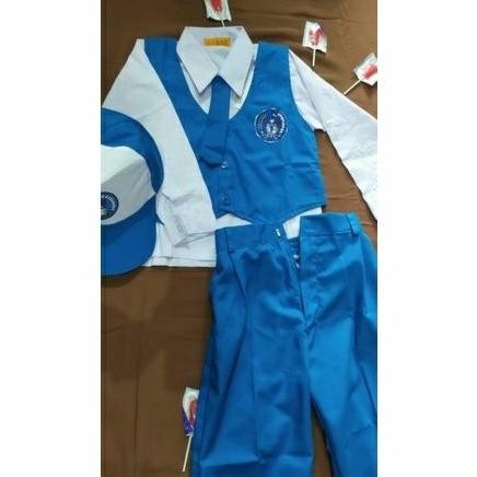 NEW  Seragam TK Nasional seragam biru putih panjang seragam sekolah