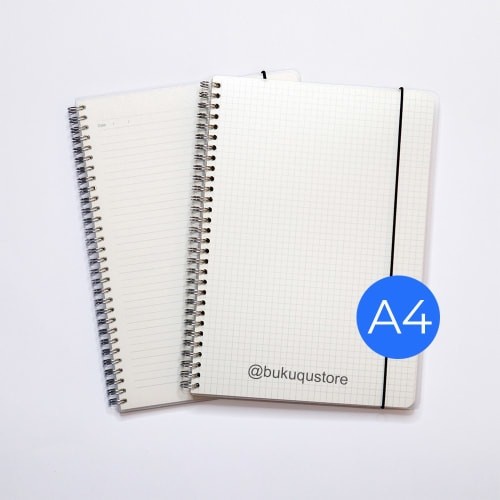 

Unik Notebook Spiral A4 - Grid/Dotted Murah
