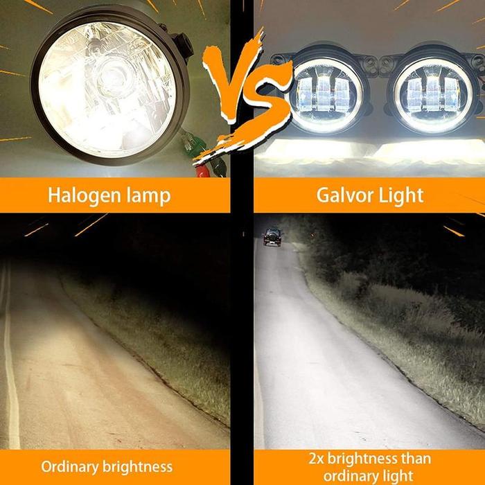 Spesial Lampu Motor Led Super Terang Lampu Kabut Motor 2Pcs Lampu Foglamp Led Daymaker 4 Inch 3