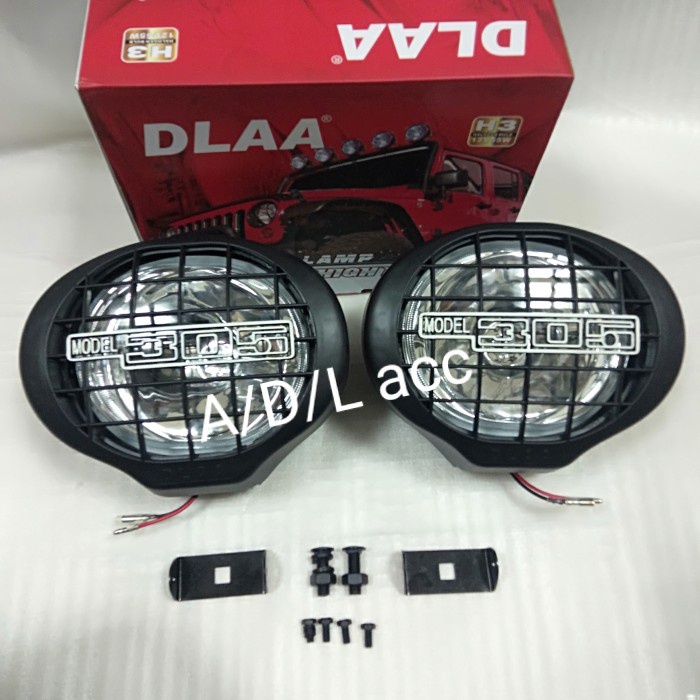Laris Lampu Kabut Tembak Sorot Penerang Foglamp Oval Putih Universal La 305