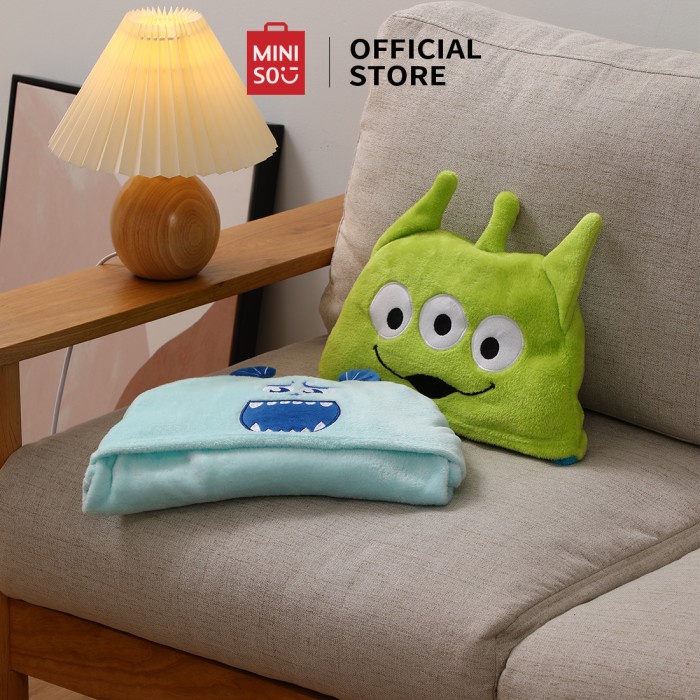 Miniso Selimut Dengan Topi Lotso Blanket With Hat Toy Story Collection