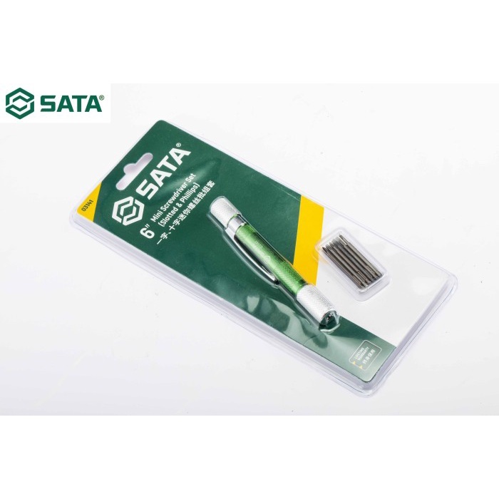 Terlaris OBENG PRESISI 03141 - 6PC PRECISION SCREWDRIVE SET SL- & PH+ TIP SATA SALE