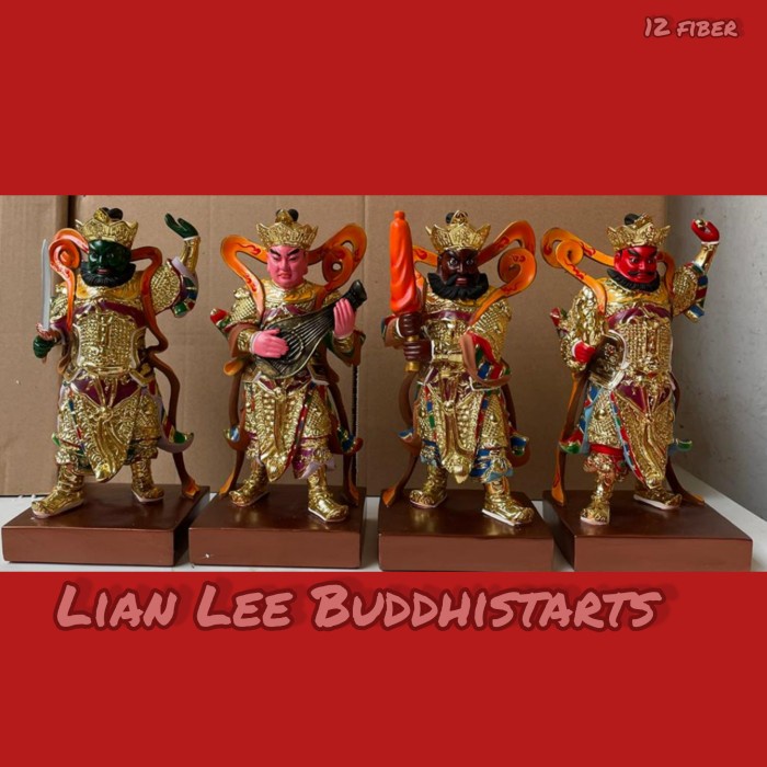 Patung Se Ta Tien Wang 4 Raja Dewa Langit Uk 12 In