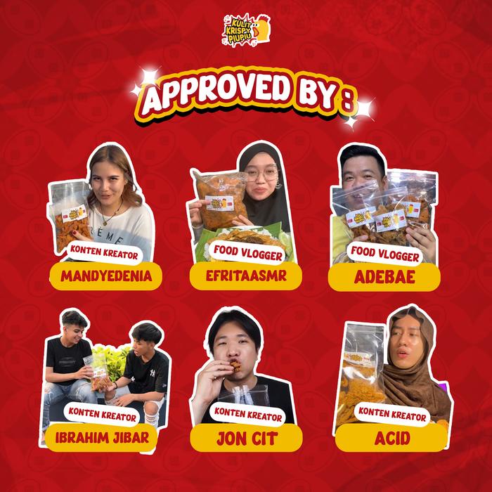 

Wdo - [Free Emas Random] Piupiu - Kulit Ayam Crispy 500Gr Snack Rasa Jalapeno/Original/Pedas Daun