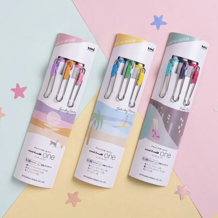 

Uni UniBall One Pop City Gel Ink Pen 0.38mm 0.5mm Limited Edition