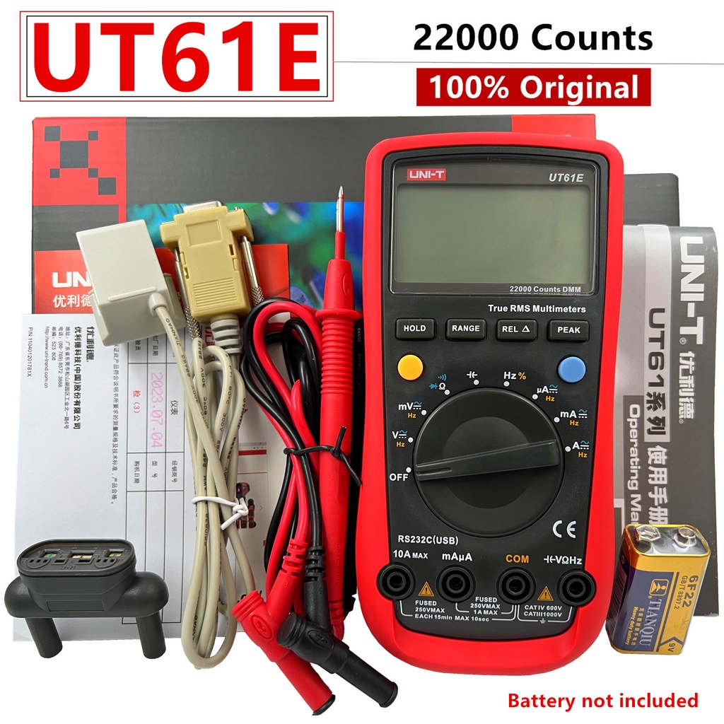 ELTRA UNI-T UT61E Multimeter Digital Four And A Half High-precision Multifunctional Anti-burn