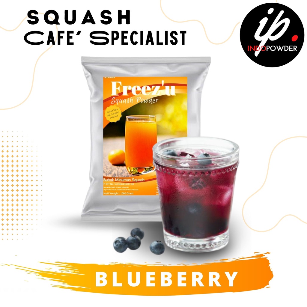 

IP Bogor - Bubuk Minuman SQUASH Rasa BLUEBERRY 1Kg Untuk Cafe, Waralaba dan Resto