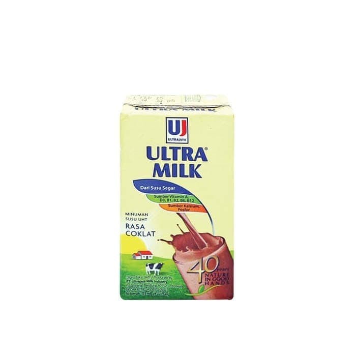 

Susu Ultra Rasa Cokelat 125 ml (1 karton isi 40 pcs)