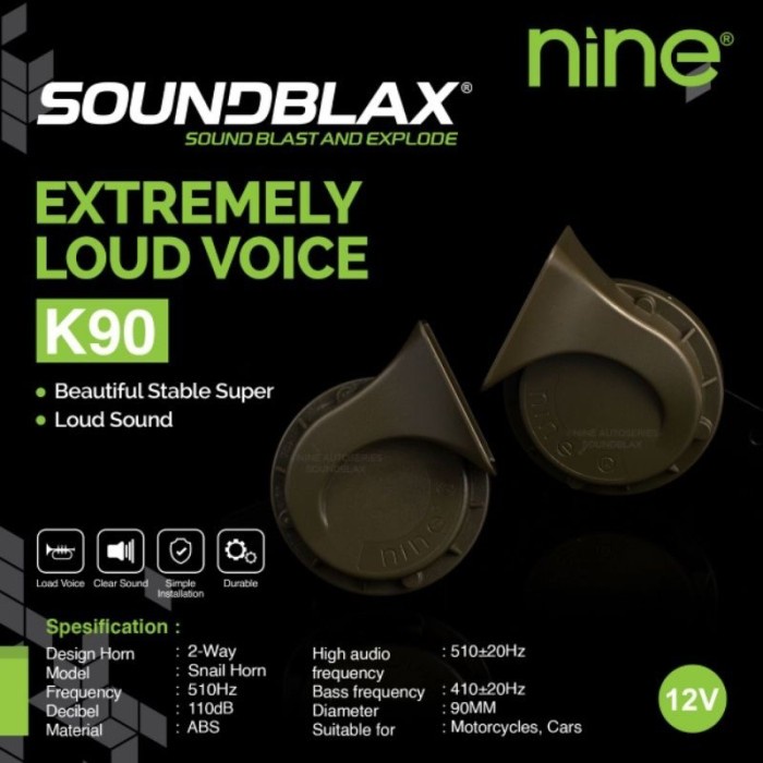 Klakson Keong Soundblax 9nine Luminos Motor Mobil