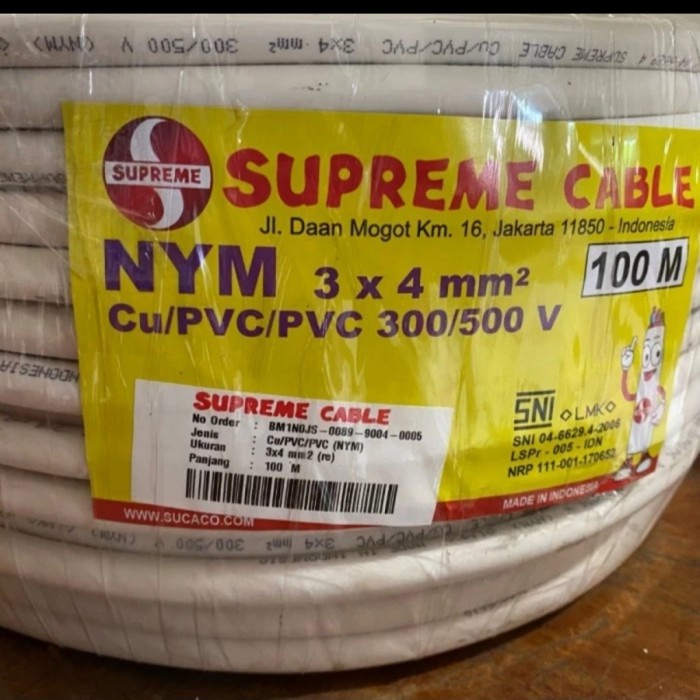 Kabel Nym 3X4Mm Supreme @100M