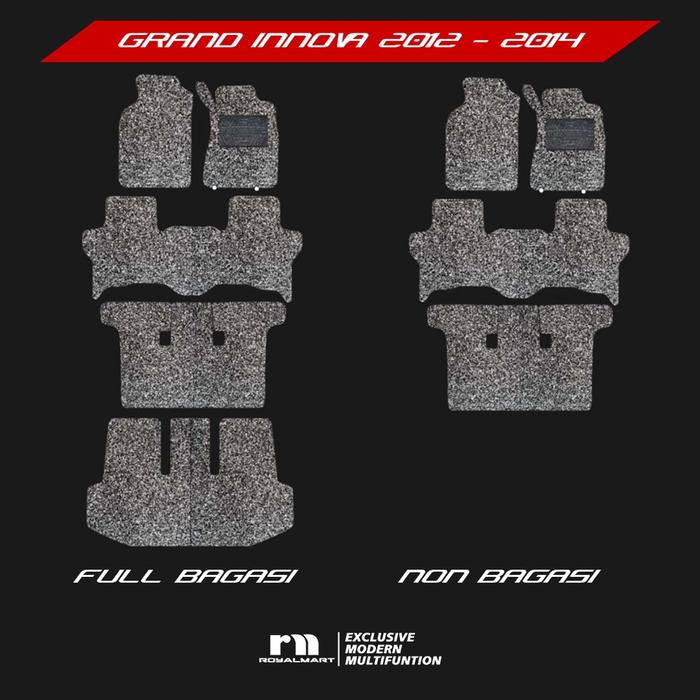 Karpet Mobil Premium Toyota Grand New Innova 2012-2014 Aksesoris Interior Mobil Premium Car