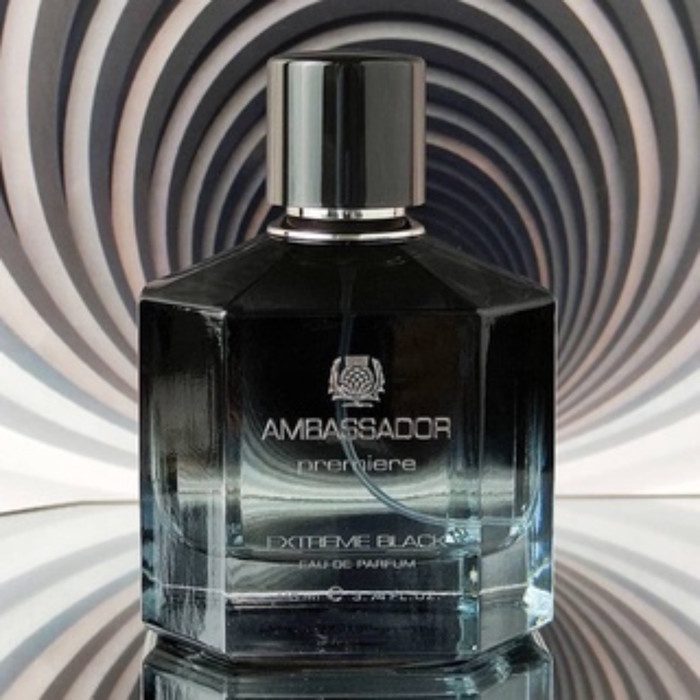 Parfum Pria Ambassador Premiere Extreme Black 110Ml Edp Wangi Original