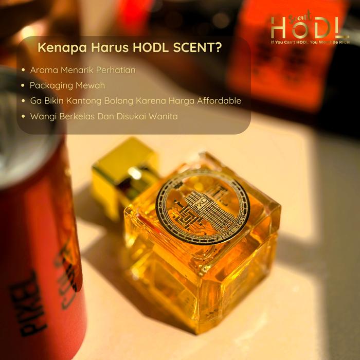 Parfum Hodl Scent Bundling Pixelcola X Crypto Series Perfume Premium Pria Wangi Tahan Lama