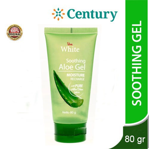 Viva White Soothing Aloe Gel 80 gr / Aloe Vera / Pelembab Wajah