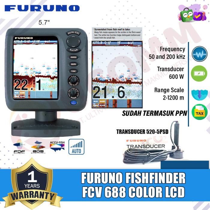 Furuno Fishfinder FCV688 FCV 688 FCV-688 FF FCV 688 Garansi Resmi Original