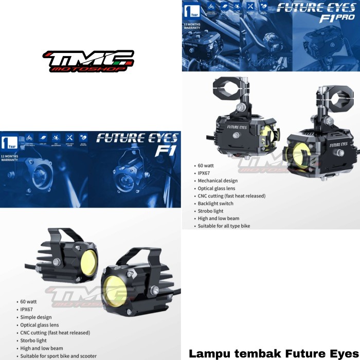 Lampu tembak motor touring lampu kabut Future Eyes