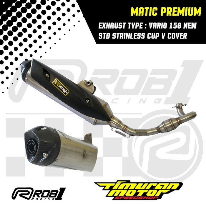 KNALPOT ROB1 VARIO 150 NEW