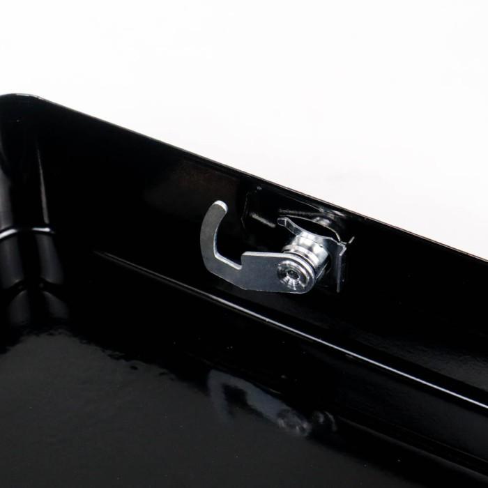 nkas Uang ni Baja Kotak Penyimpanan Emas Pribadi Lock Key Kode Angka Safetybox Sekat Plastik Hitam