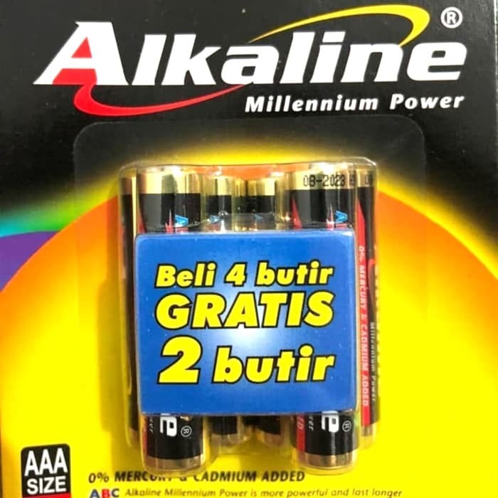 [dorastrom - Battery / Batu Baterai / Batere / Batre ABC ALKALINE AAA / A3 Per PACK