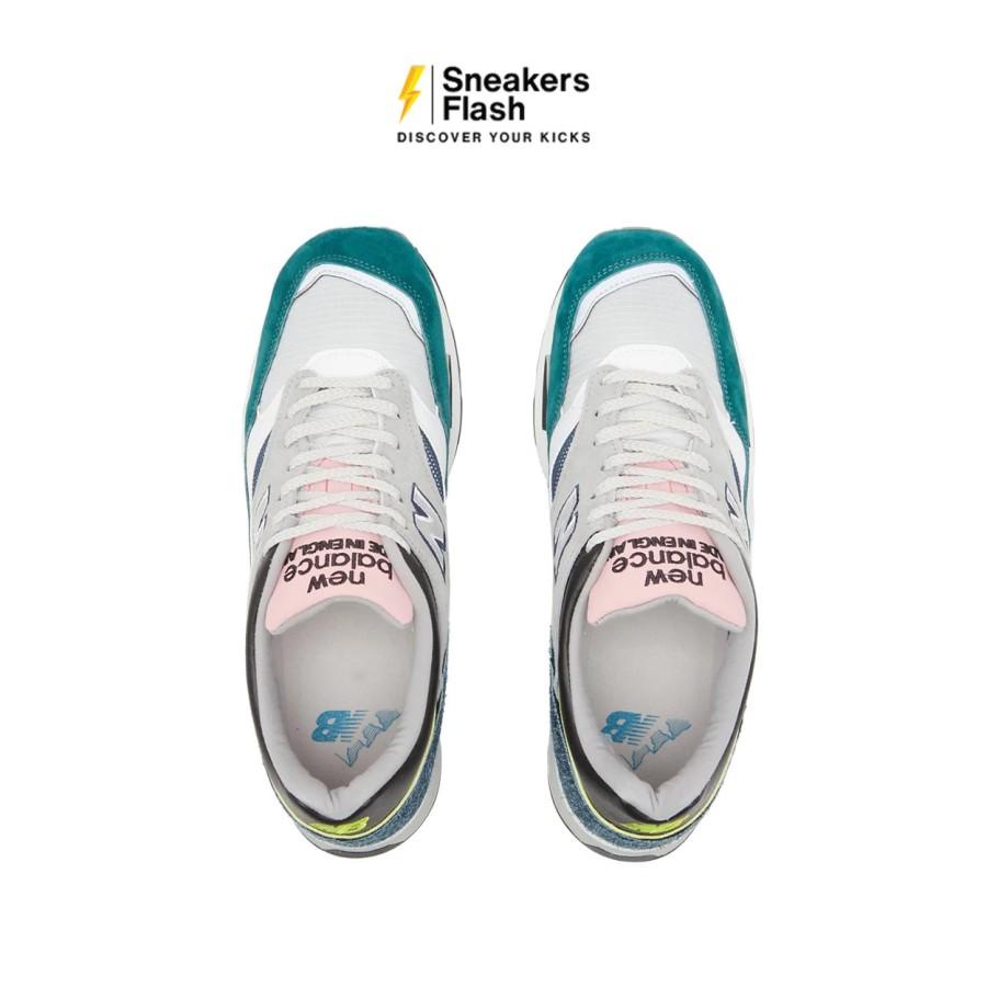 NEW BALANCE 1500 Made In Uk Grey Teal Sepatu Sneakers Pria - M1500PSG - Size 43