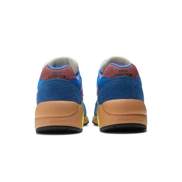 NEW BALANCE 580 Blue Multicolor Sepatu Sneakers Pria - MT580HSB - Size 40.5