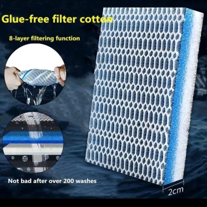 8D Honey Comb Sponge Filter Aquarium Filter Kolam Media Filter