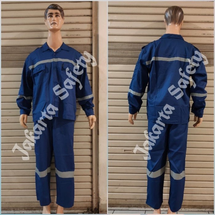 Wearpack / Baju Kerja / Baju Bengkel Model Pisah ( Baju Dan Celana )