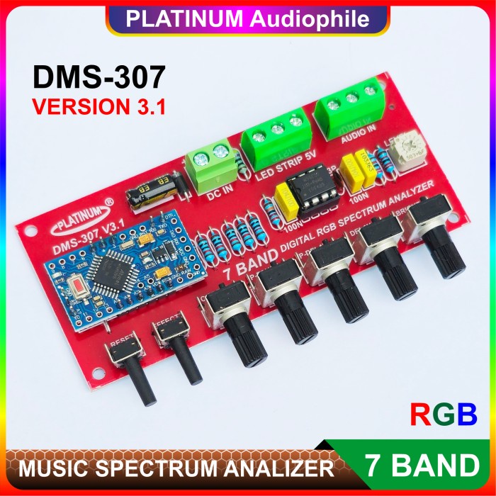 Spectrum Analyzer Modul DMS-307 V3 7 Band Music Analyzer
