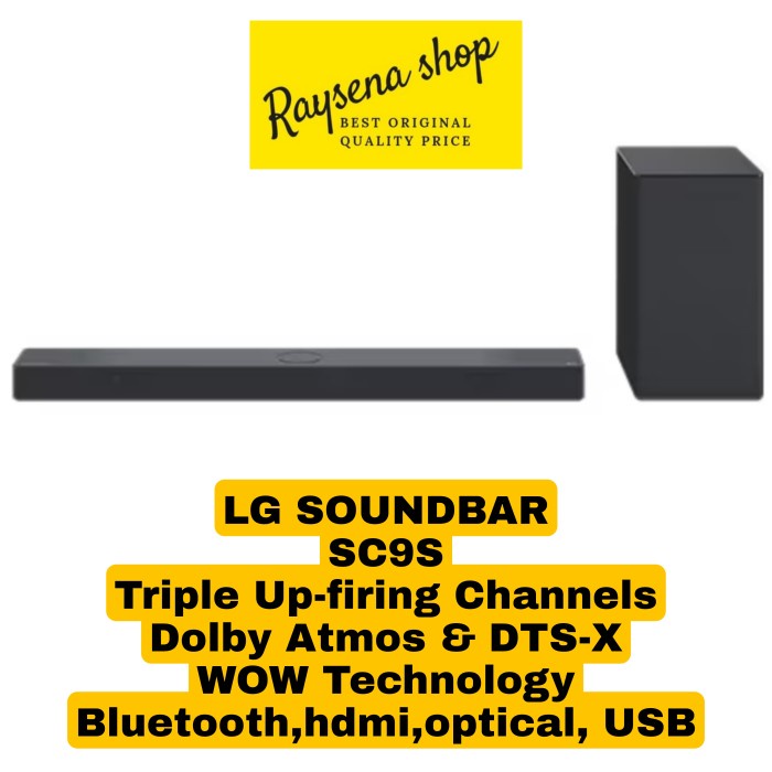 TERLARIS LG SC9S SOUNDBAR DOLBY ATMOS
