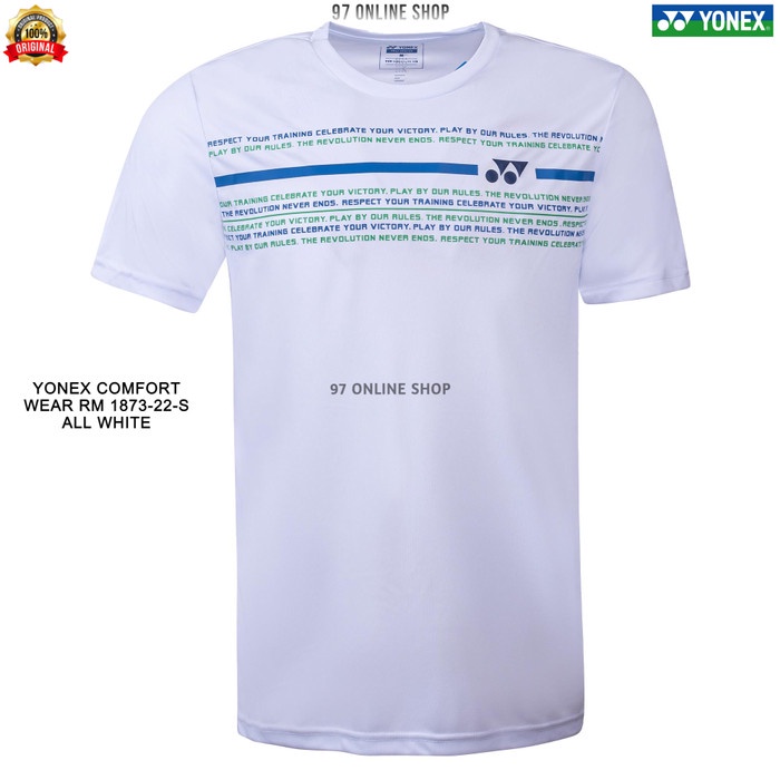 Jersey / Kaos Badminton Yonex Comfort Wear 4 Rm-S902-1873-22-S-Putih