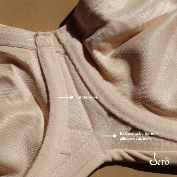 Jero Premium Strapless Big Size Bra With Wire - Bik, Bh Jumbo Asli 100%