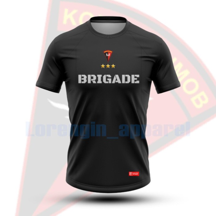 TERBAIK Baju Kaos PDL Brimob Polri Bahan Dryfit Premium