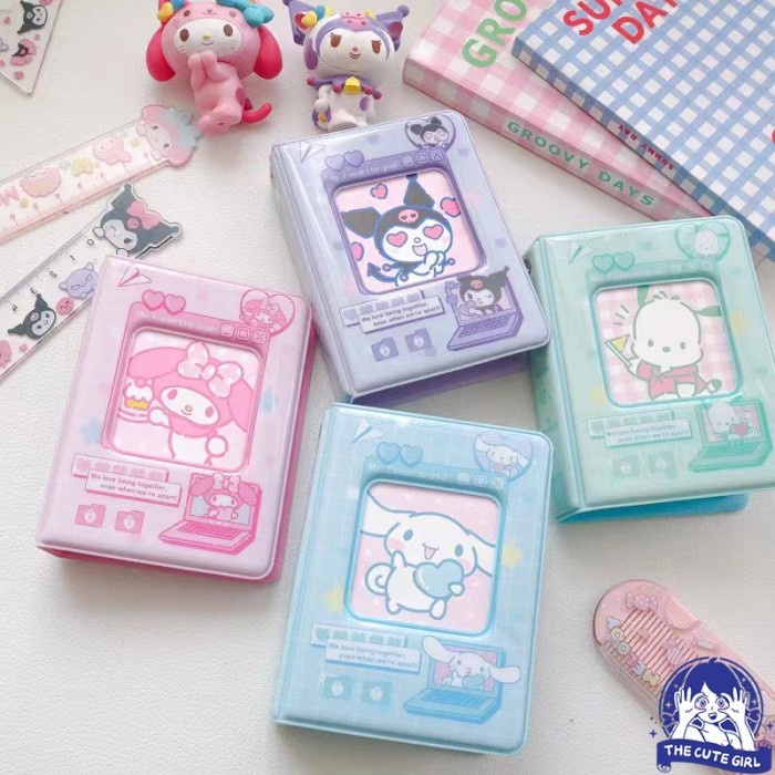 Album Foto Kartu Sanrio/Buku Penyimpanan Polaroid Kartu 3 Inci