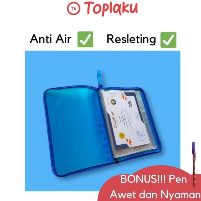 

TERBARU Document Keeper Tebal Anti Air Resleting 60 Poket Map Dokumen Plastik BISA GOSEND!
