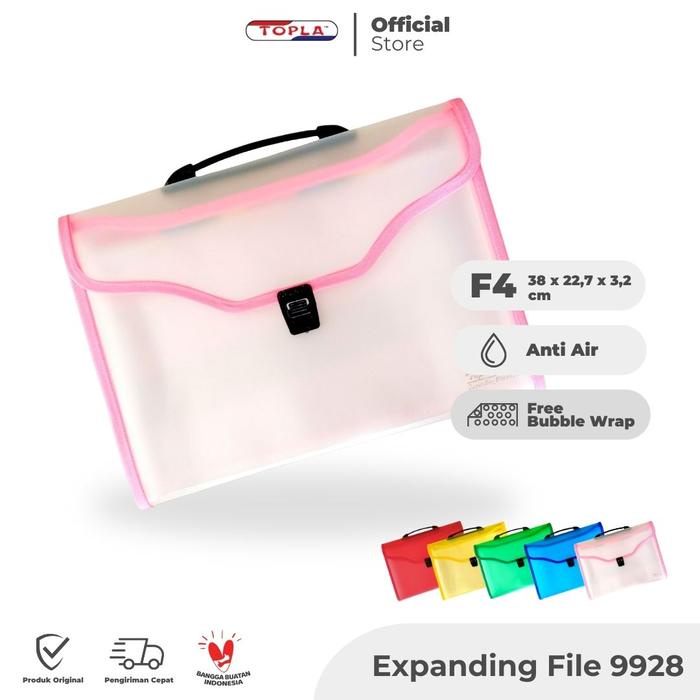 

TERBARU Topla Map Harmonika Dokumen Expanding File 9928 Map Harmonika Dokumen Folio F4 13 Filet