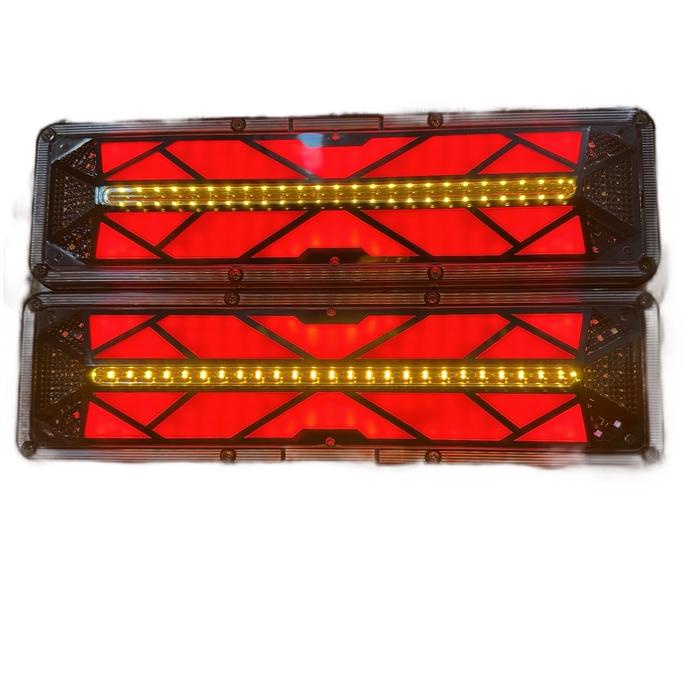 Stop Lamp Belakang Truk 12-24 Volt Model Trapesium Neww