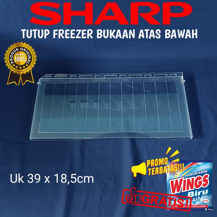 @#@#@#] TUTUP FREEZER KULKAS SHARP ORIGINAL