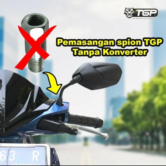 terbaru  spion set assy honda vario supra 125 beat spacy tiger alpha evo beat short bar tgp