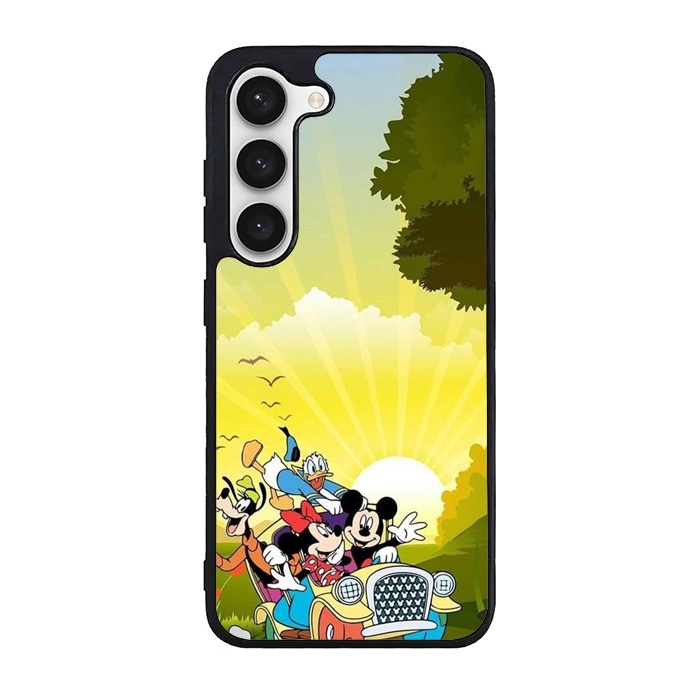 Case Casing Samsung S24 S23 S22 S21 S20 Note 20 10 Ultra Plus FE  Mickey Mouse Sunrise NA00497