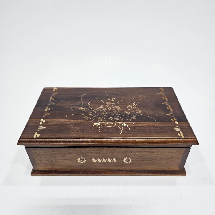 PROMO Kotak Penyimpanan Keris Kayu Jati Alami