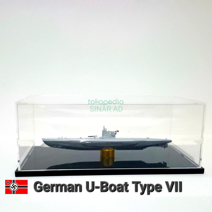 Diecast/Miniatur Kapal selam German WW2 submarine U-Boat Type VII