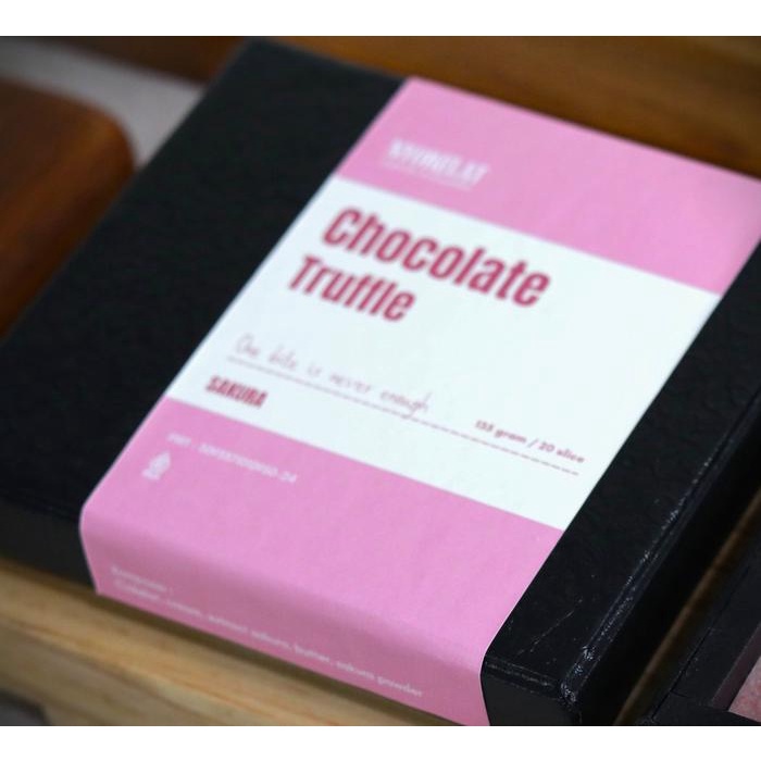

terbaru !!! cokelat truffle varian sakura - cemilan & snack makanan chocolate biskuit food jajanan