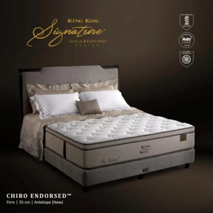 MATTRESS / KASUR KINGKOIL / KING KOIL CHIRO ENDORSED