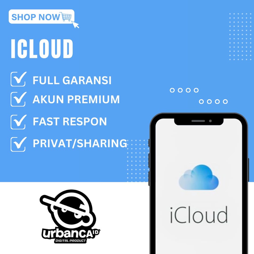 Akun Icloud 50gb Premium 1 Tahun Garansi Full