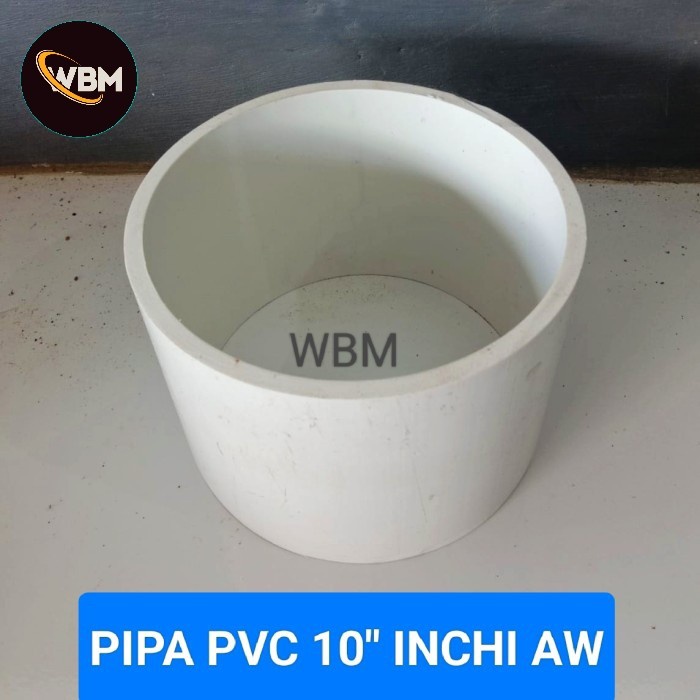 Pipa paralon 10" inch AW pipa pvc TEBAL