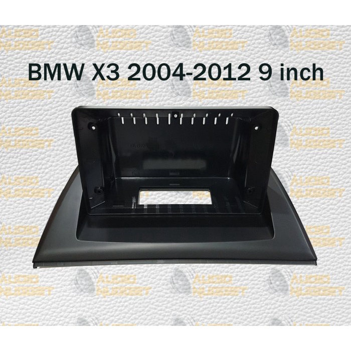 BISA GOSEND FRAME TAPE HEAD UNIT ANDROID 9 INCH BMW X3 E83 2004 - 2010 KUALITAS TERBAIK