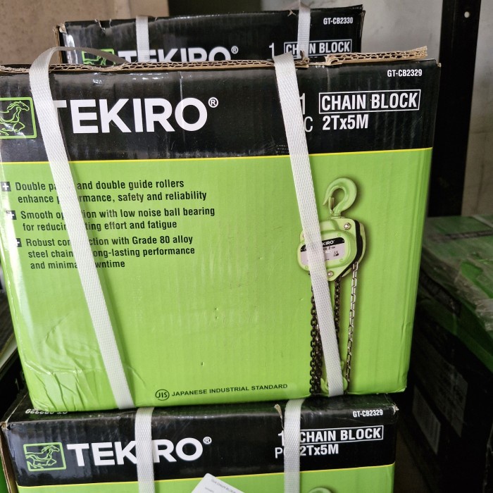 tekiro cb2329 chain block 2ton 5meter katrol takel 2 ton 5 meter cb 2329