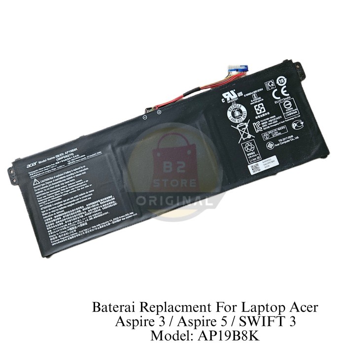 BATERAI BATTERY LAPTOP ACER ASPIRE 5 A514-53 A515-56 AP19B8K