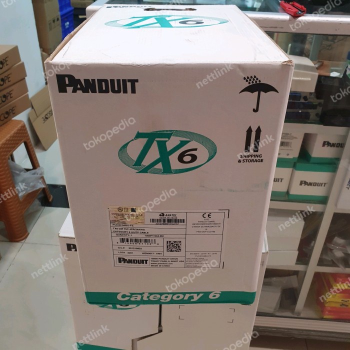 kabel utp cat 6 panduit tx6 / kabel panduit cat 6 original
