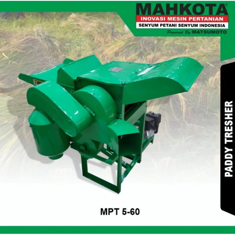 Promo Mesin Perontok Padi Mahkota MPT5-60 MPT 5-60 Siap Pakai Engine Bensin Stok Terbatas